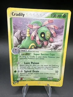 Pokemon Cradily 3/100 EX Sandstorm Holo Rare Card - Image 1