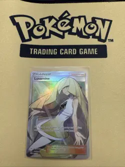 Pokemon Lusamine Trainer Full Art Holo Card 110/111 Crimson Invasion TCG - Image 1