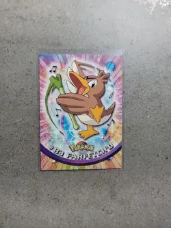 Farfetch'd #83 - BLUE LOGO - Topps TV Animation Series 1 - POKEMON CARD - Image 1