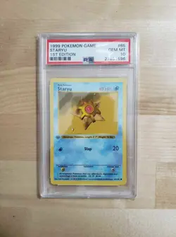 1st Edition Staryu PSA 10 Shadowless Base Set 1999 - Vintage Pokemon Card - Image 1