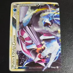Palkia & Dialga Legend TOP 101/102 Holo Pokemon TCG Card HGSS Triumphant NM - Image 1