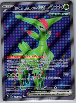 Iron Leaves ex 186/162 SV05: Temporal Forces - Pokemon Card - NM - Image 1