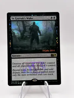 In Garruk's Wake 100/269 Foil Launch Party and Release Event M15 MTG LP - Image 1