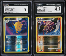 2009 Arceus Reverse Holos - CGC 8.5/9 Omastar & Kabutops! Mirror Cards! - Image 1