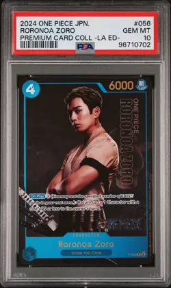 PSA 10 Roronoa Zoro P-056 Premium Card Collection Live Action One Piece - Image 1