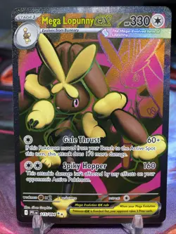 Pokemon Card Mega Lopunny EX 115/094 Phantasmal Flames Ultra Rare - Image 1