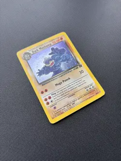 Pokemon Card Team Rocket Set Holo Dark Machamp 10/82 WOTC - Image 4