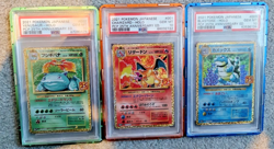 PSA10 Pokemon Card 25th Anniversary Charizard Blastoise Venusaur Japanese - Image 1