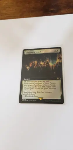 NM Foil Extended Art Everybody Lives!, MTG, Doctor Who, Magic the Gathering, 338 - Image 2
