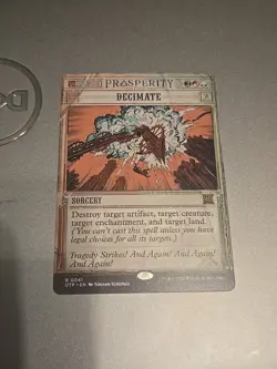 MTG - Decimate (BORDERLESS) - OTJ: Breaking News - RARE - #0041 - Image 1