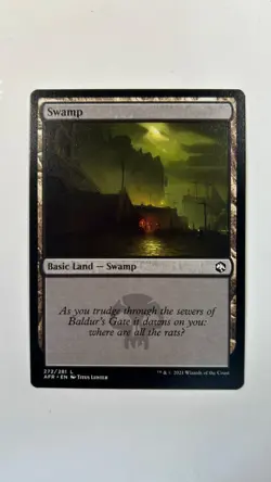 MTG AFR Swamp 272/281 Forgotten Realms Magic the Gathering - Image 1