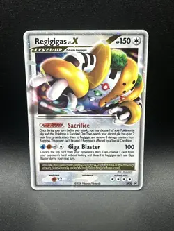 Regigigas LV.X DP30 Diamond and Pearl Holo Pokemon TCG - Image 1