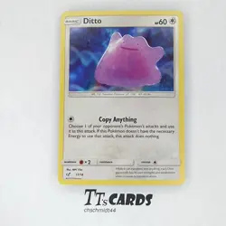 Ditto 17/18 Holo Rare - Pokemon TCG Detective Pikachu - LP - Image 1