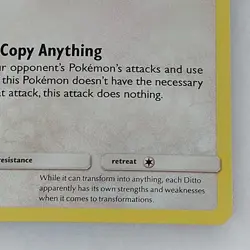 Ditto 17/18 Holo Rare - Pokemon TCG Detective Pikachu - LP - Image 4