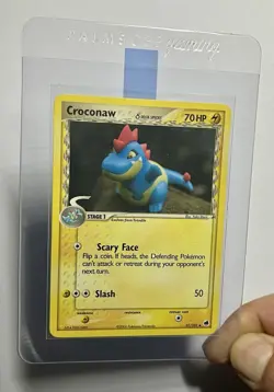 Croconaw “Delta” 27/101 (MP) Uncommon EX Series: Dragon Frontiers 2006 Pokemon - Image 3