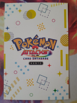 Pikachu & Raichu Pokemon Attacks Database Kanto Cracked Ice Holo NOT Official NM - Image 2