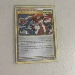 Fisherman 92/123 Pokemon HGSS Non Holo VLP - Image 1