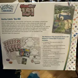 Pokemon TCG Pokemon 151 Pokemon Center Exclusive Elite Trainer Box ETB SEALED - Image 2