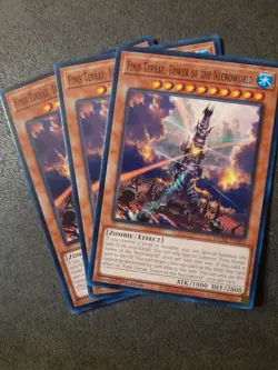 Yu-Gi-Oh! TCG Finis Terrae, Tower of the Necroworld - DUNE-EN082 1st Edition x3 - Image 1