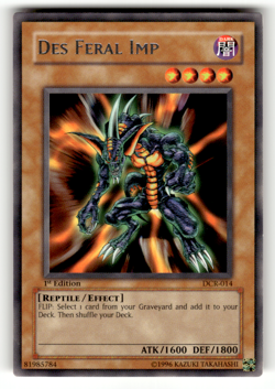 Des Feral Imp DCR-014 1st Edition Rare Dark Crisis LP - Image 1