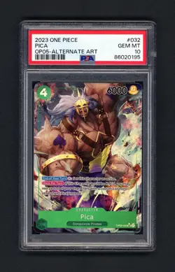 PSA 10 One Piece Awakening Of The New Era Pica OP05-032 Alt Art English - Image 1