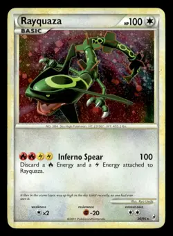 Rayquaza Holo Rare Call of Legends 20/95 HP Pokemon TCG - Image 1