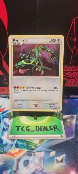 Pokemon TCG Rayquaza 20/95 Call of Legends Holo Rare Pokemon Card - Image 1