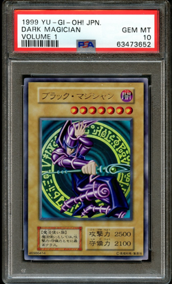 1999 Yu-Gi-Oh! Japanese Volume 1 Dark Magician PSA 10 GEM MINT - Image 1