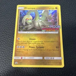 Pokemon TCG Drampa SM21 STAFF Stamped Guardians Rising Prerelease Promo 🔥 - Image 1