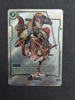 Son Goku SB01-023 Alternate Art Dragon Ball Manga Booster Card Fusion World - Image 1