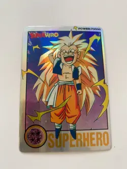 Carte Dragon Ball Collection Dbz Card Carddass Prism Super Hero Superhero - Image 1