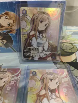4x Union Arena WINNER Card Asuna U UEPR/SAO-1-036 Sword Art Online English x4 - Image 4