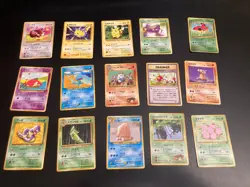 Lot of *23* 1996 POKEMON JAPANESE POCKET MONSTERS CARDS! 1 Holo! (3rd Photo) - Image 1