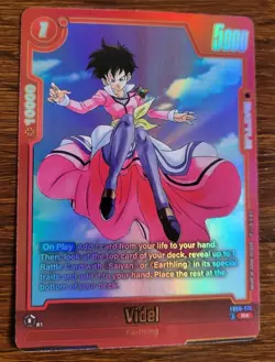 Videl FB08-019 Alternate Art Saiyans Pride Dragon Ball English Card Fusion World - Image 1