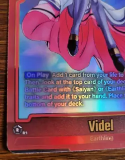 Videl FB08-019 Alternate Art Saiyans Pride Dragon Ball English Card Fusion World - Image 5