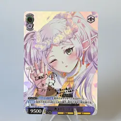 9×Frieren Beyond Journey's End Doujin Card Goddess Stroy Waifu Custom Holo - Image 2