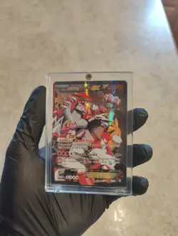 Pokemon TCG Team Magma's Groudon EX Holo Rare Card 15/34 - Image 1
