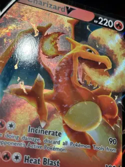 Charizard V 017/172 - Brilliant Stars Rare V Pokemon TCG Holo - LP Card - Image 3