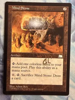 Mind Stone - Weatherlight - Magic the Gathering - Signed - Adam Rex - Image 1