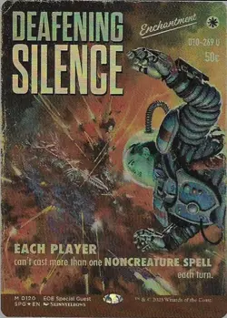 MTG - Deafening Silence *Foil* EOE Special Guests Set N/M Mythic - Image 1