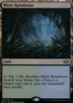 Misty Rainforest 250/303 Non Foil NM MH2 MTG - Image 1