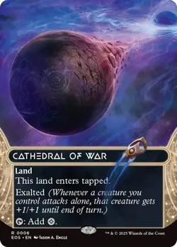 Cathedral of War Borderless Edge of Eternities NM MTG - Image 1