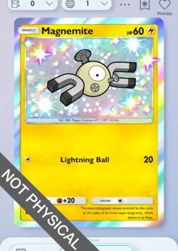 Pokemon TCG POCKET - Magnemite Shiny 1⭐, Wisdom of Sea and Sky, English - Image 1