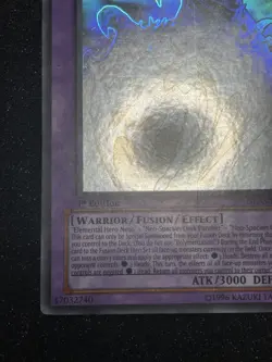 Yugioh Rainbow Dragon GLAS-EN036 1st Chaos Neos Misprint Ghost Rare - Image 5