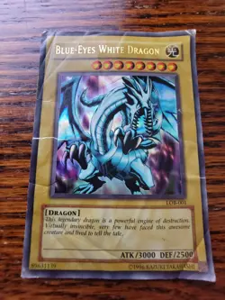 PL Blue-Eyes White Dragon LOB-001 The Legend of Blue Eyes White Dragon-Unlimited - Image 1