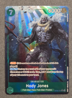 Hody Jones (035) (Alternate Art) OP06-035 Wings of the Captain Foil ONE PIECE TC - Image 1