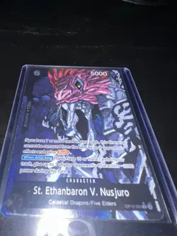 St. Ethanbaron V. Nusjuro - One Piece Carrying on His Will - Alt Art OP13-080 NM - Image 2
