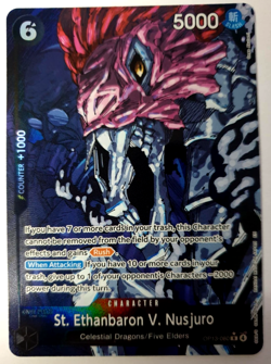St. Ethanbaron V. Nusjuro - One Piece Carrying on His Will - Alt Art OP13-080 NM - Image 1