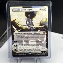 Magic The Gathering - Elspeth, Storm Slayer M #0398 TDM Tarkir Dragonstorm NM - Image 1