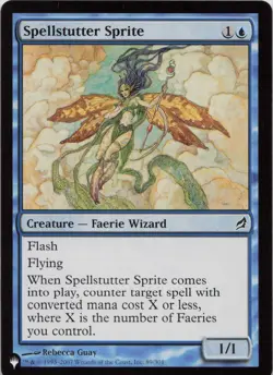 Spellstutter Sprite C The List Reprints 89/301 - LP MTG - Image 1